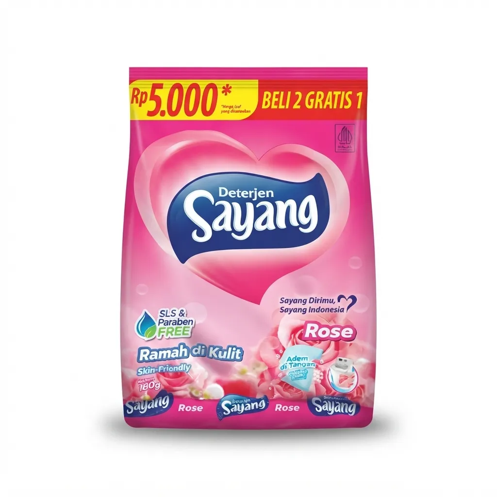 Sayang Deterjen Rose 220GR