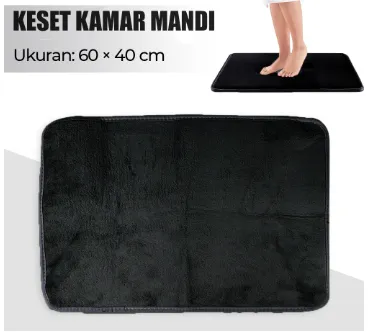 TaffHome Keset Kamar Mandi LA-40 Drak Grey