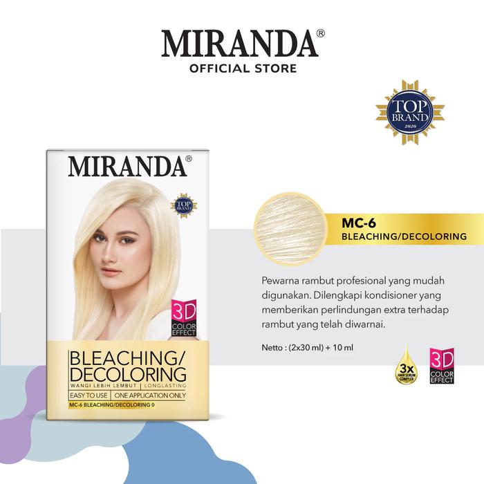 Miranda Hair Color MC-6 Bleaching Decoloring 60GR