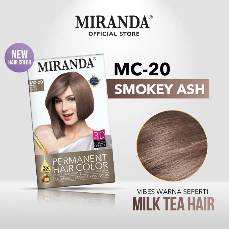 Miranda Hair Color MC-20 Smokey Ash 40ML