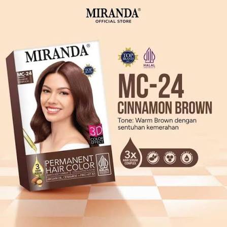 Miranda Hair Color MC-24 Cinnamon Brown 40ML