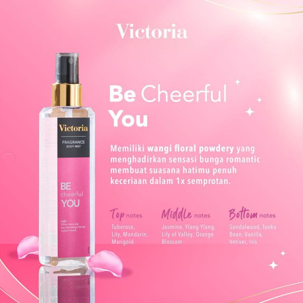 Victoria Body Mist BE Cheerful YOU 100ML