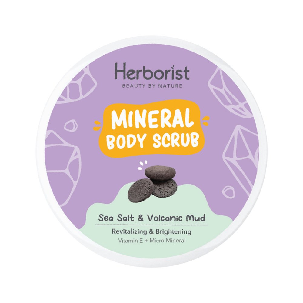 Herborist Mineral Body Scrub Sea Salt&Volcanic Mud 100GR