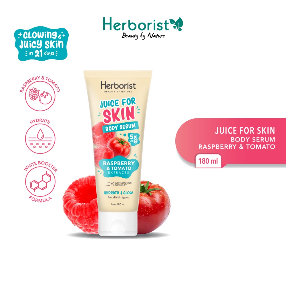 Herborist Juice For Skin Body Serum Raspberry&Tomato 180ML