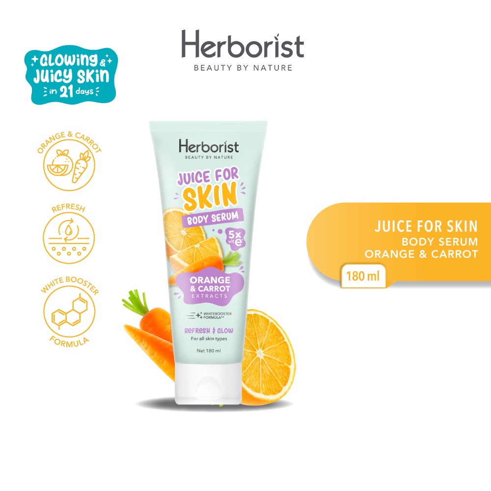 Herborist Juice For Skin Body Serum Orange&Carrot 180ML