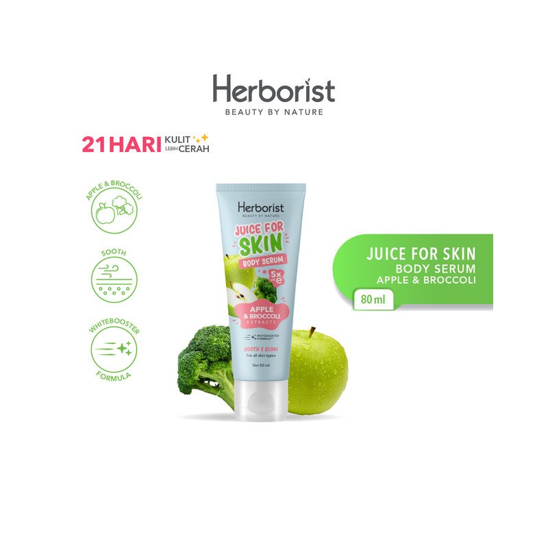 Herborist Juice For Skin Body Serum Apple&Broccoli 80ML