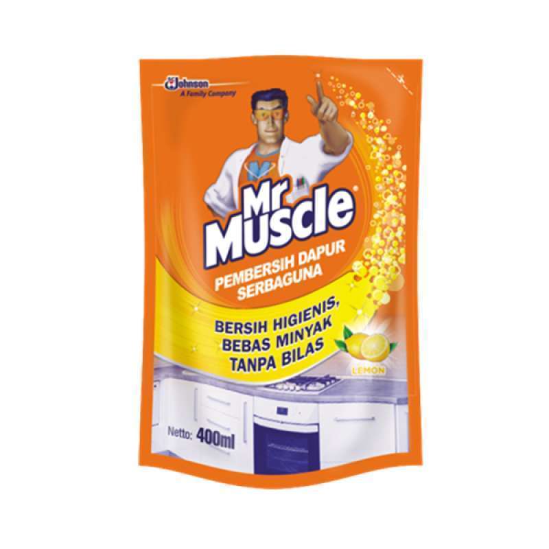 Mr Muscle Pembersih Dapur Serba Guna Lemon PCH 400ML