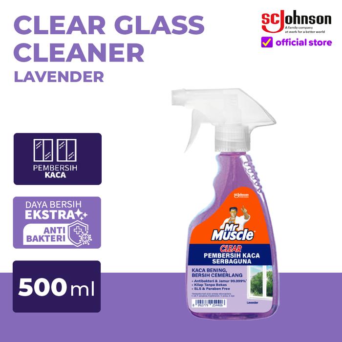 Mr Muscle Pembersih Kaca Serba Guna Lavender Btl 500ML