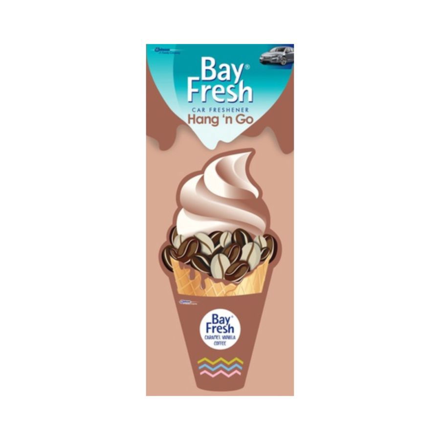 Bayfresh Car Freshener Hang 'N Go Caramell Vanila Coffee