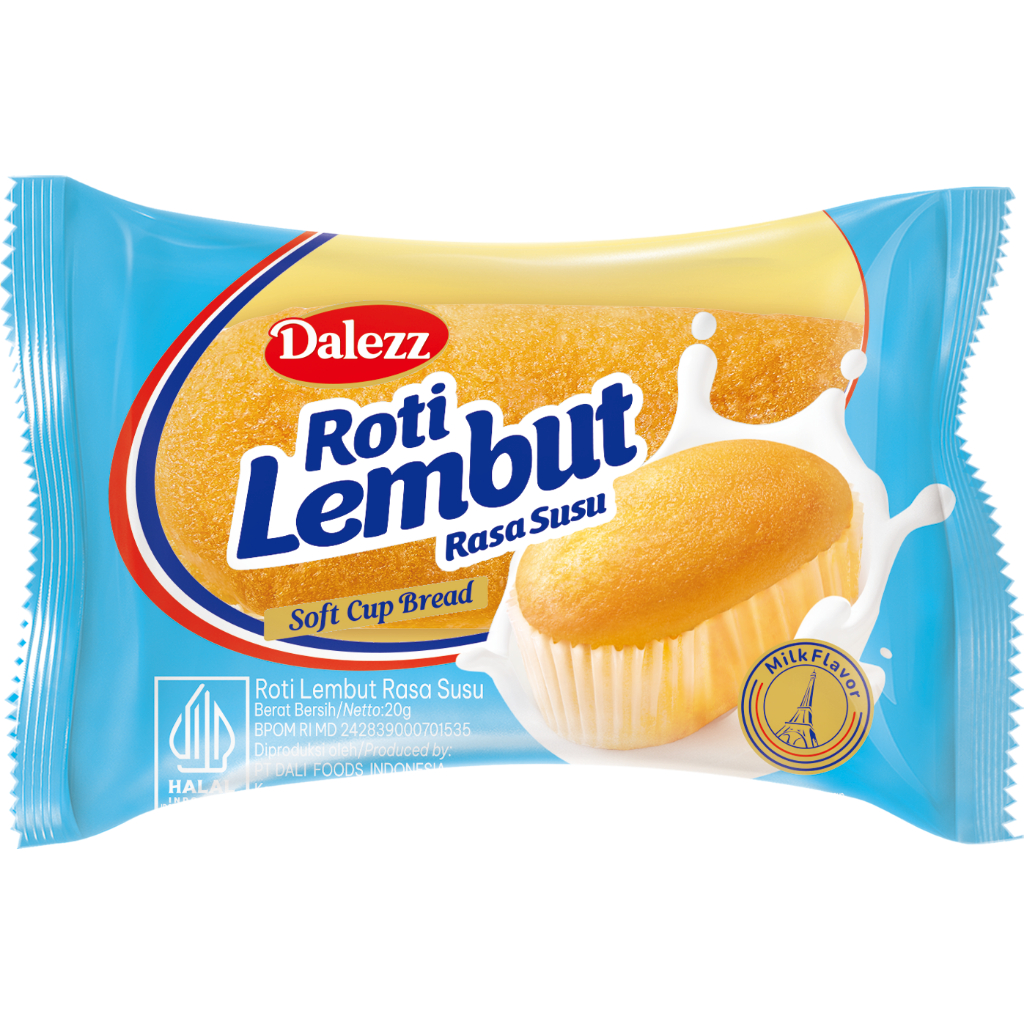 Dalezz Roti Lembut Rasa Susu 18GR