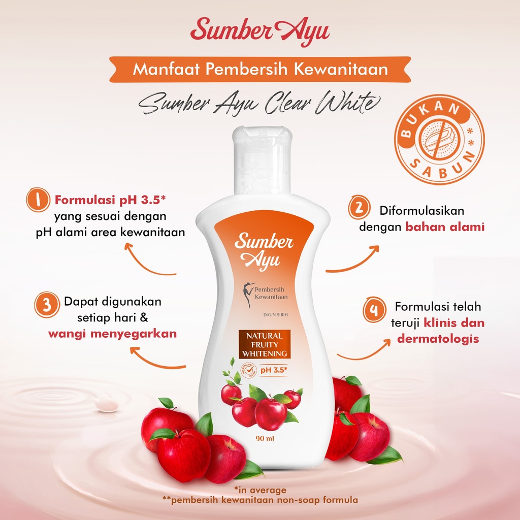 Sumber Ayu Feminine Wash Natural Fruity 50ML