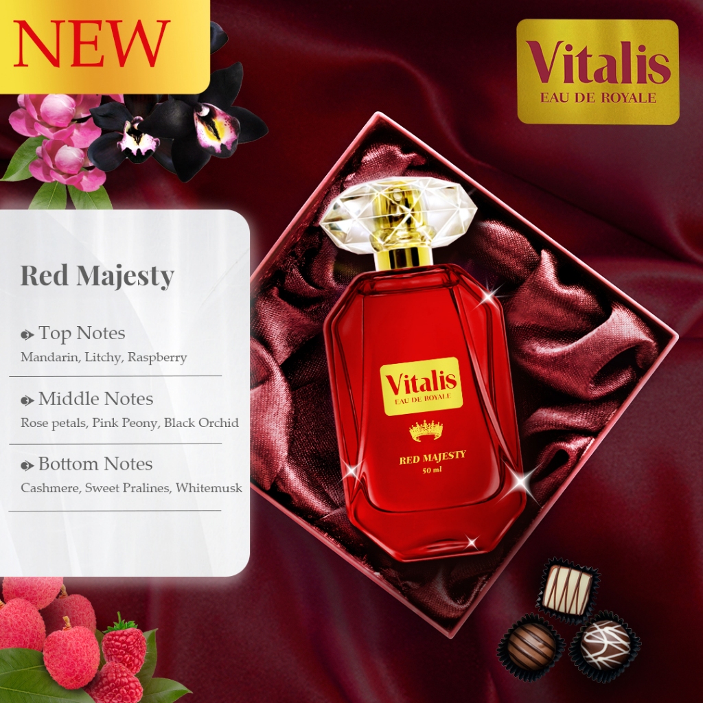 Vitalis Eau De Royale Parfum Red Majesty 50ML
