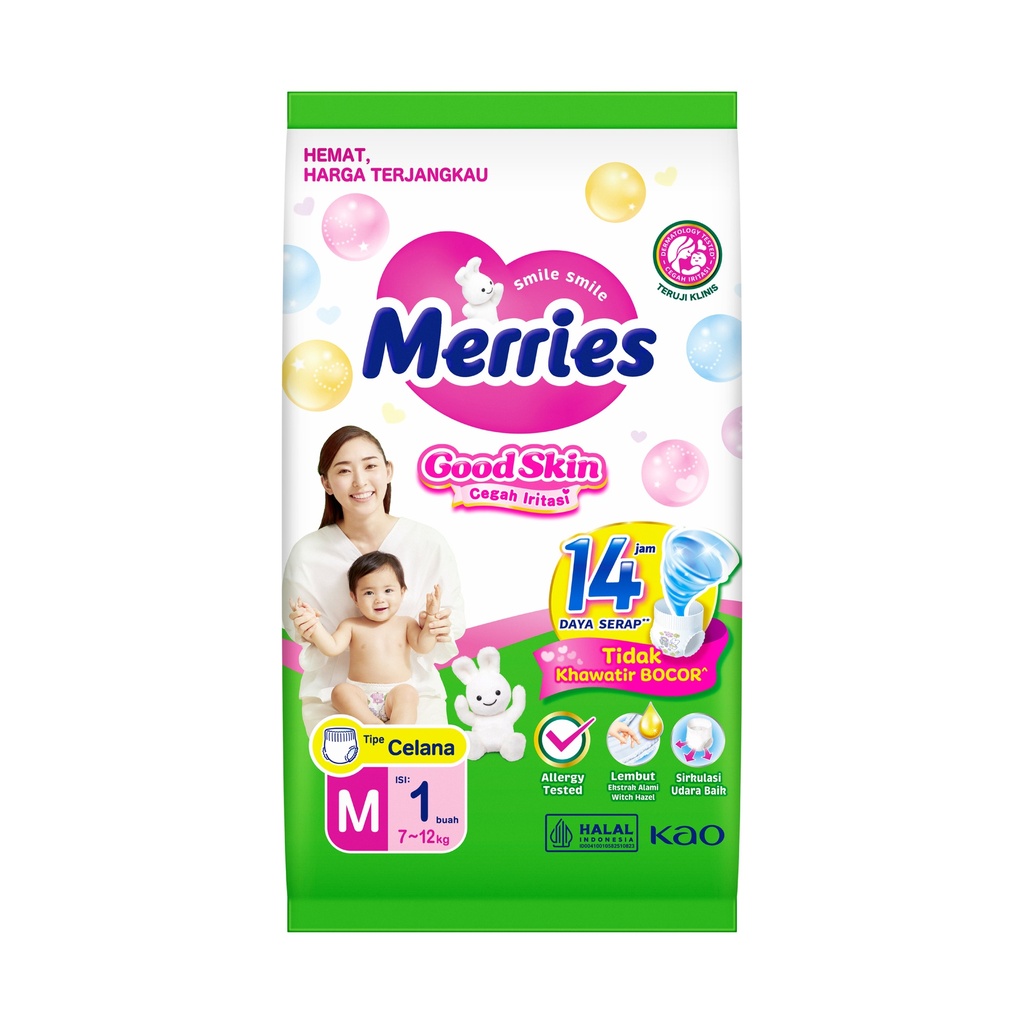 Merries Pants Good Skin M 1PCS