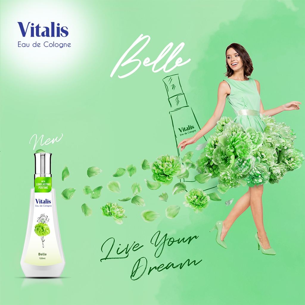 Vitalis Eau De Toilette Parfum Sparkling Belle 60ML