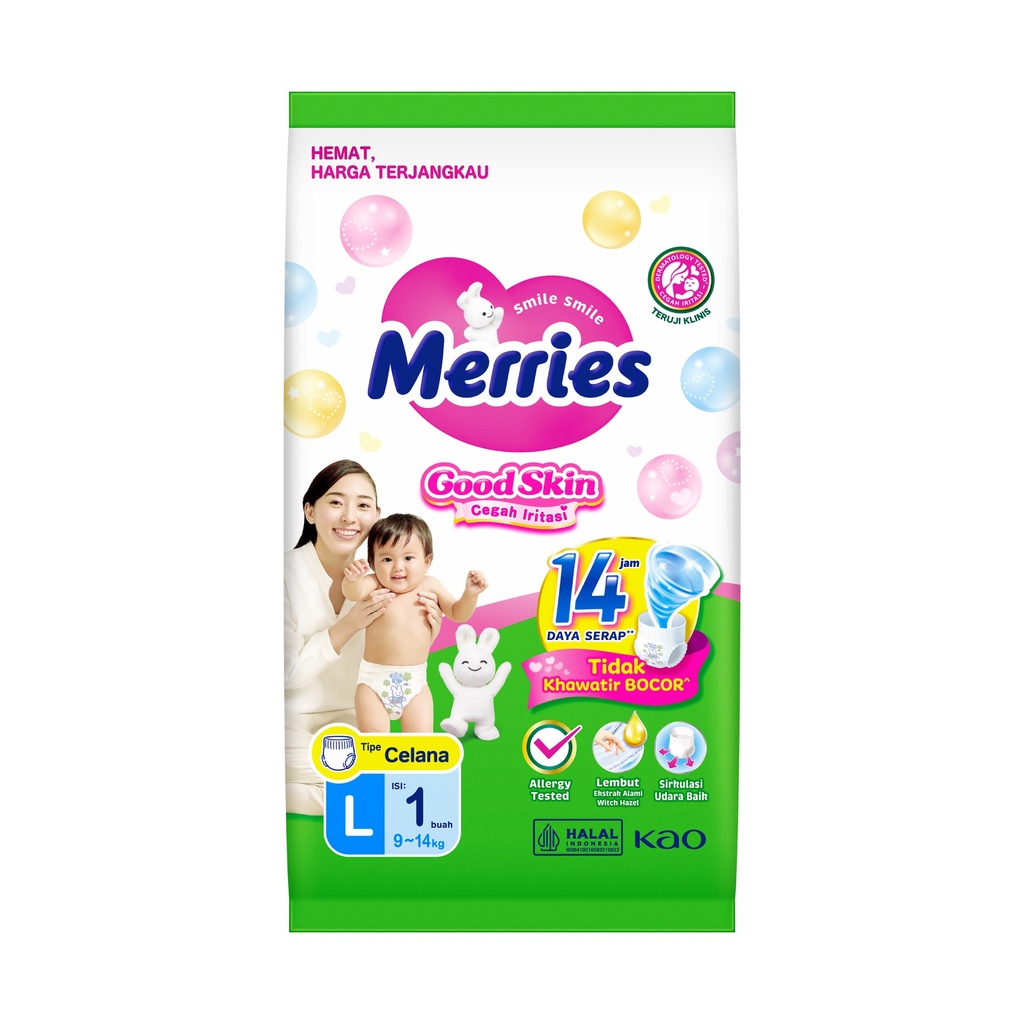 Merries Pants Good Skin L 1PCS