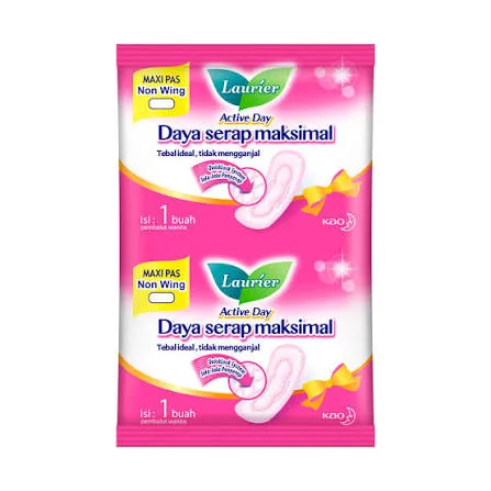 Laurier Active Day Maxi Pas Non Wing 10X1PCS