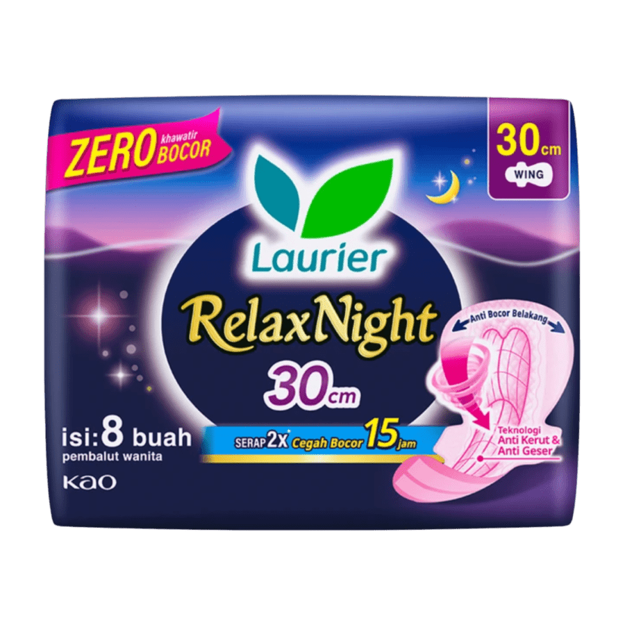 Laurier Relax Night 30cm Wing 8PCS