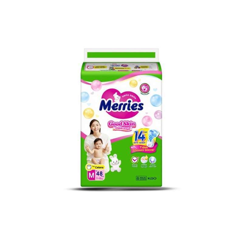 Merries Pants Good Skin M 48PCS