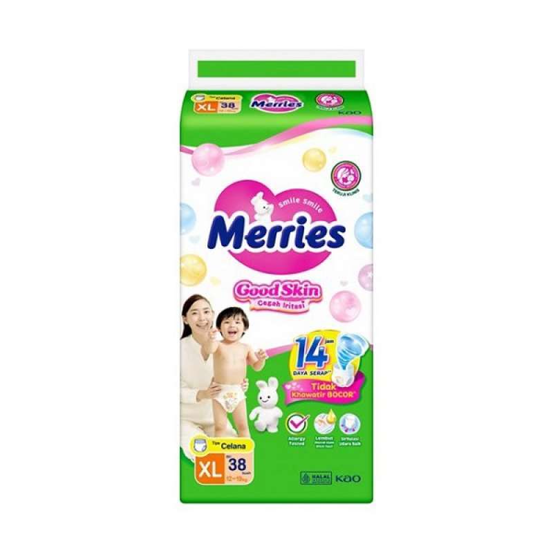 Merries Pants Good Skin XL 38PCS