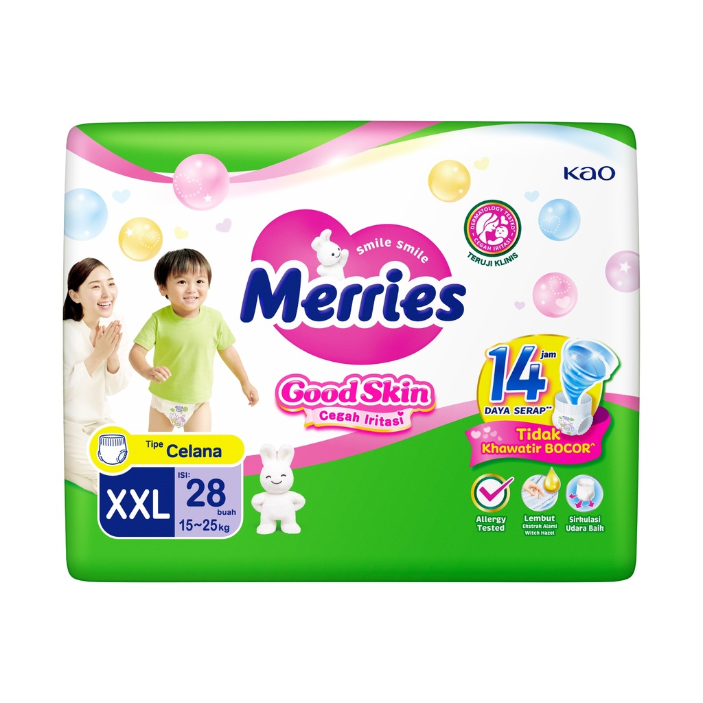 Merries Pants Good Skin XXL 28PCS