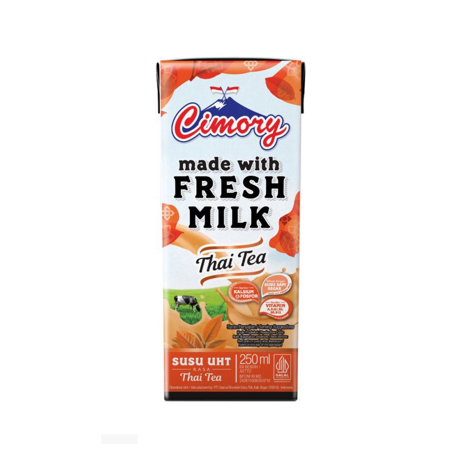 Cimory UHT Fresh Milk Thai Tea 250ML