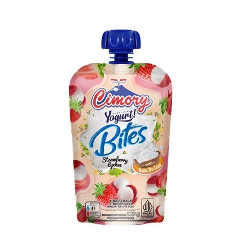 Cimory Yogurt Drink Bites Strawberry Lychee 120GR