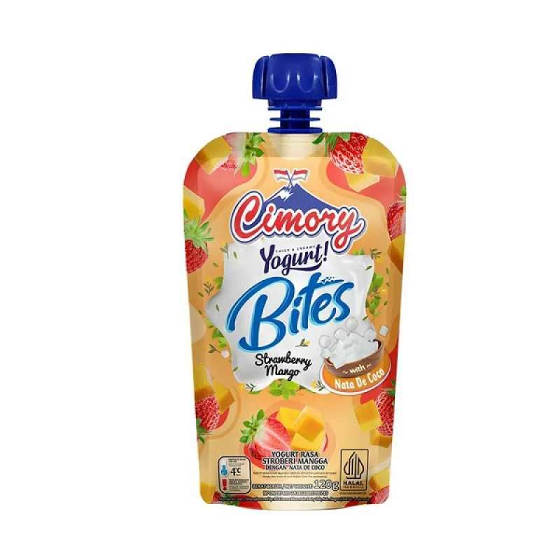 Cimory Yogurt Drink Bites Strawberry Mango 120GR