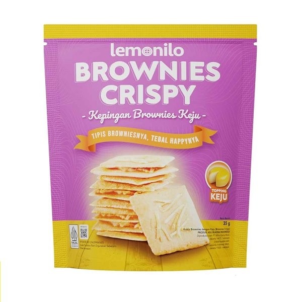 Lemonilo Brownies Crispy Cheese Pch 35GR