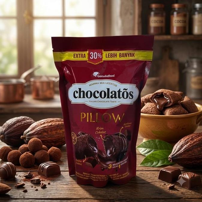 Chocolatos Pillow Triple Chocolate 97,5GR