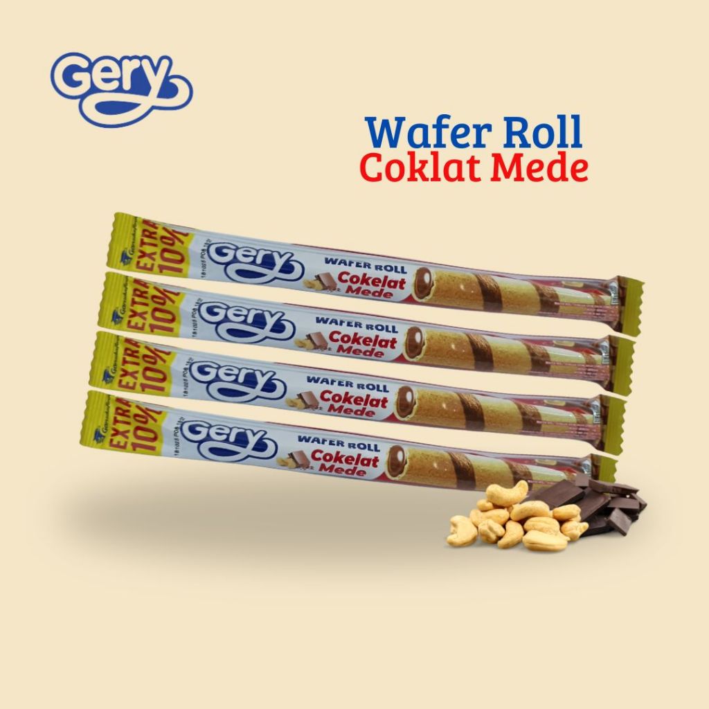 Gery Wafer Stick Cokelat Mede 15GR