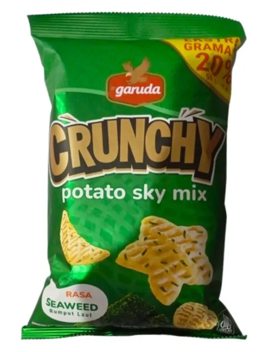 Garuda Crunchy Potato Sky Mix Seaweed 50GR