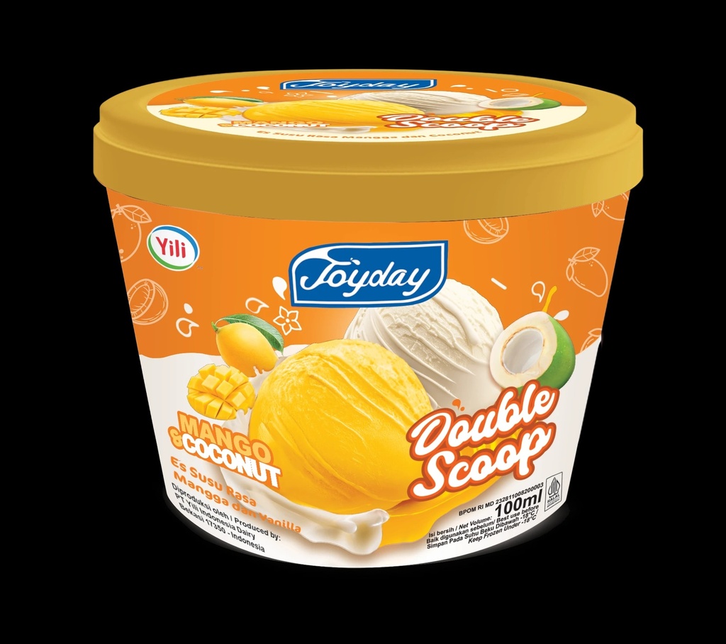 Joyday Double Scoop Mango & Coconut 100ML