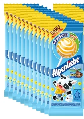 Alpenliebe Madu&Susu 12X10,5GR
