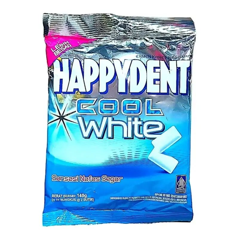 HappyDent Cool White 140GR