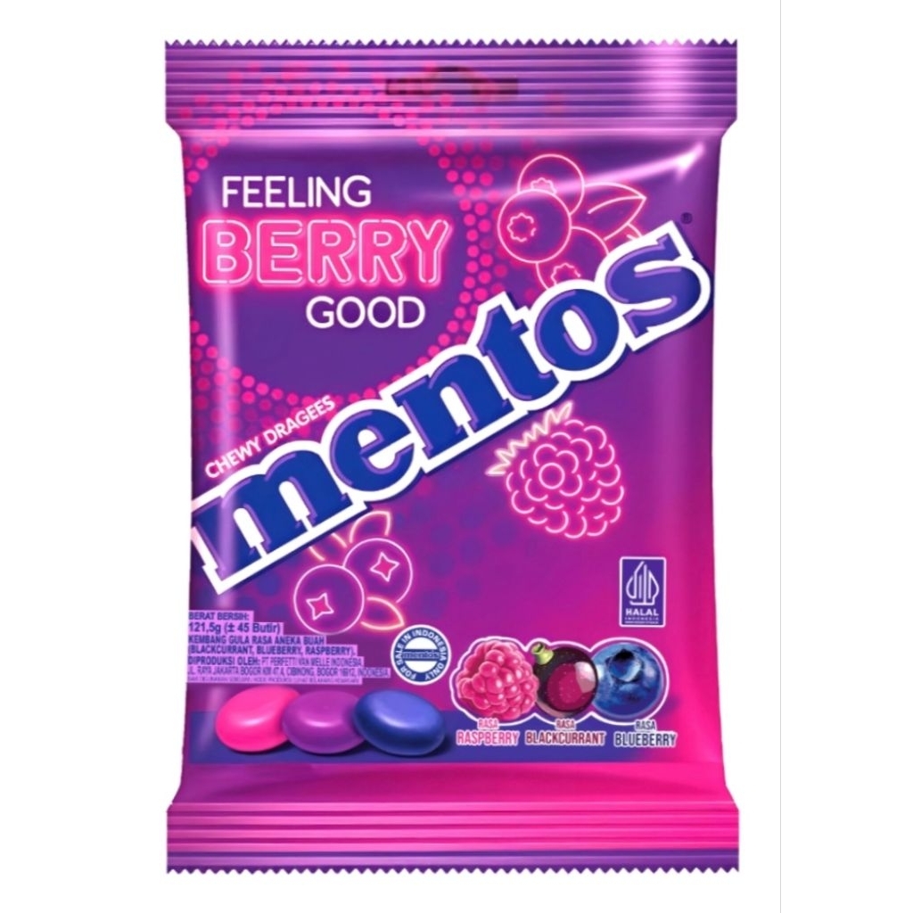 Mentos Feeling Berry Good 121,5GR