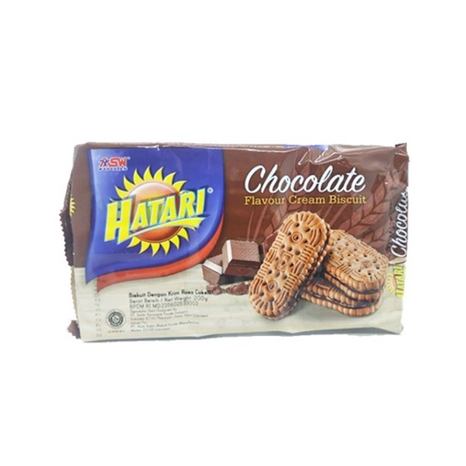 Hatari Cream Biscuits Chocolate 190GR