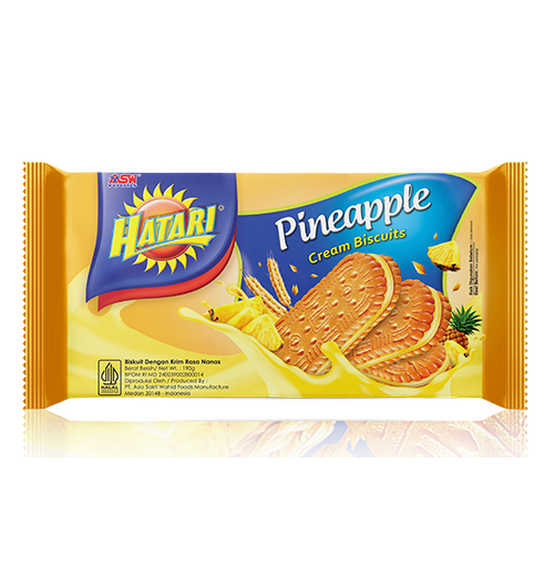Hatari Cream Biscuits Pineapple 190GR