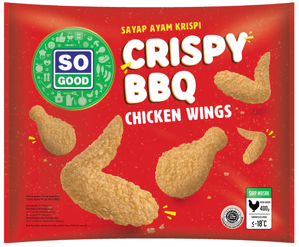 So Good Crispy BBQ Chicken Wings 400GR