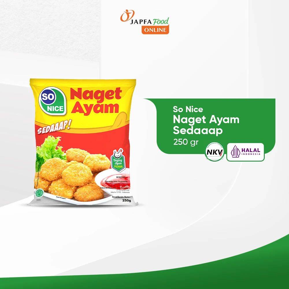 So Nice Sedaaap Naget Ayam 250GR