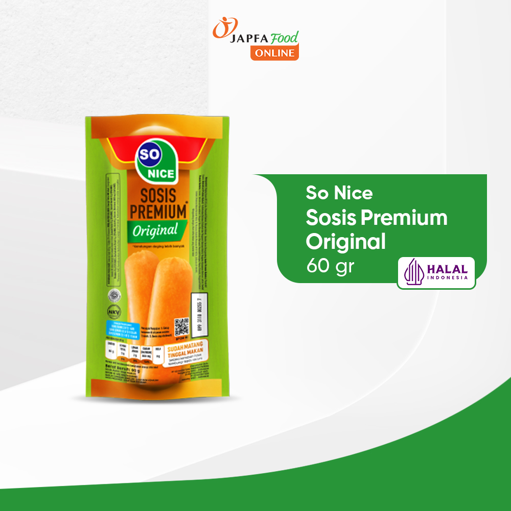 So Nice Sosis Premium Original 60GR