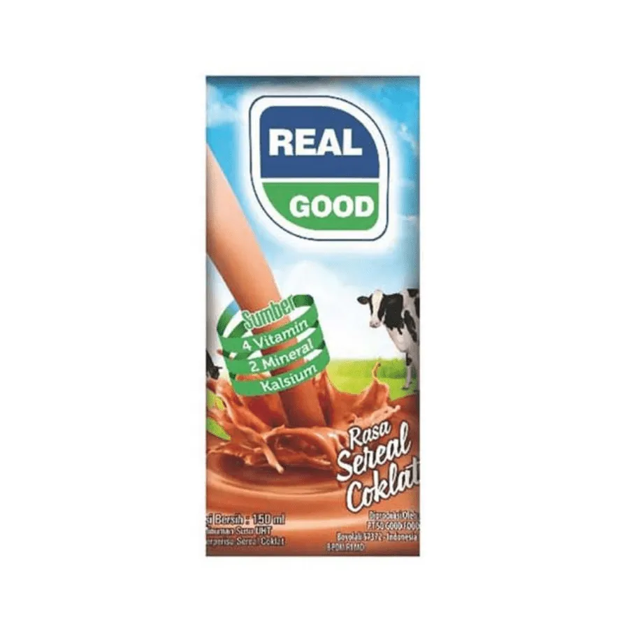 Real Good Milk UHT Sereal Cokelat 50ML