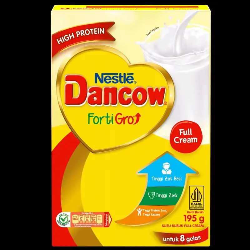 Dancow Fortigro Vanilla Full Cream 195GR