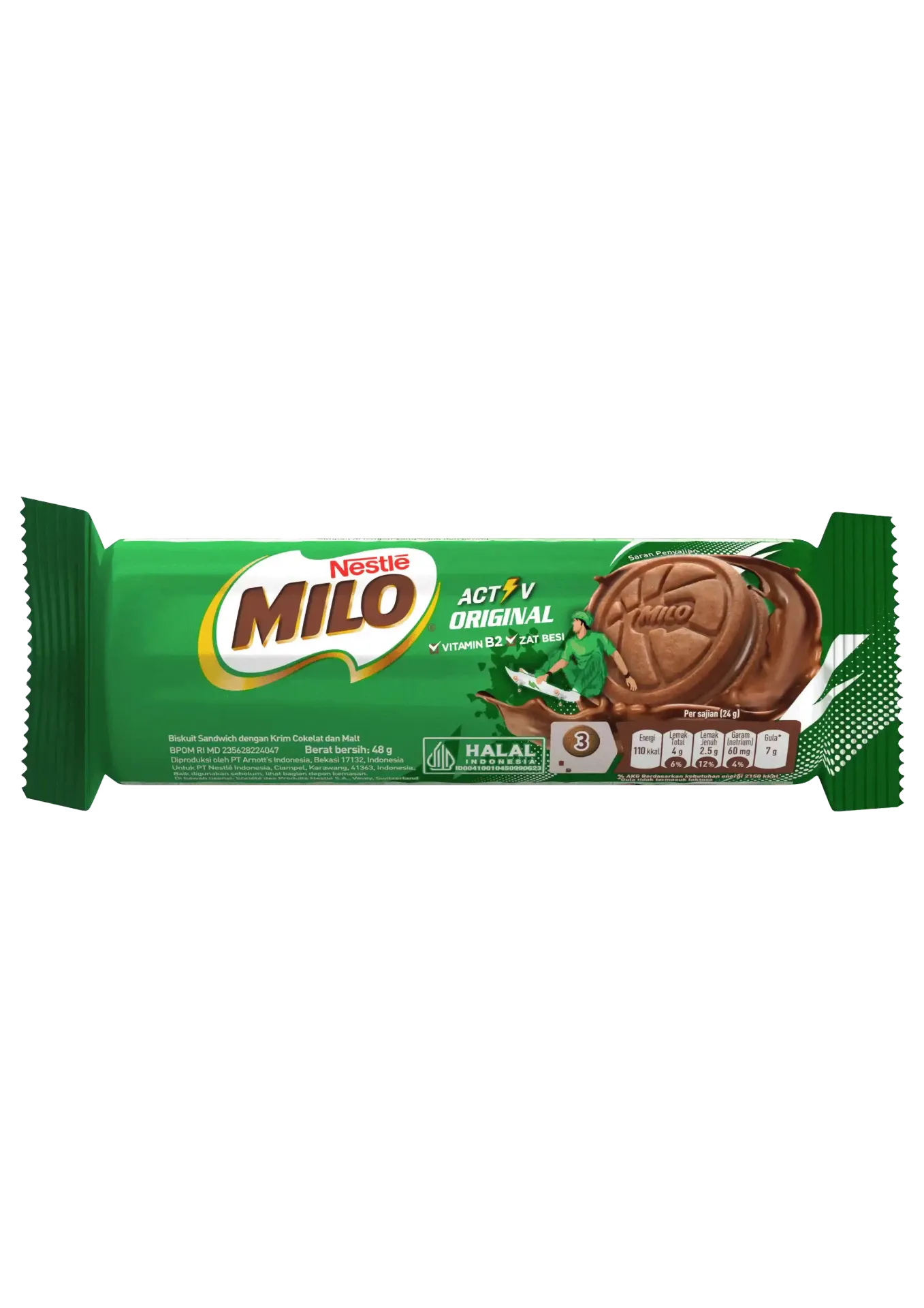 Milo Biscuit Activ Original 48GR