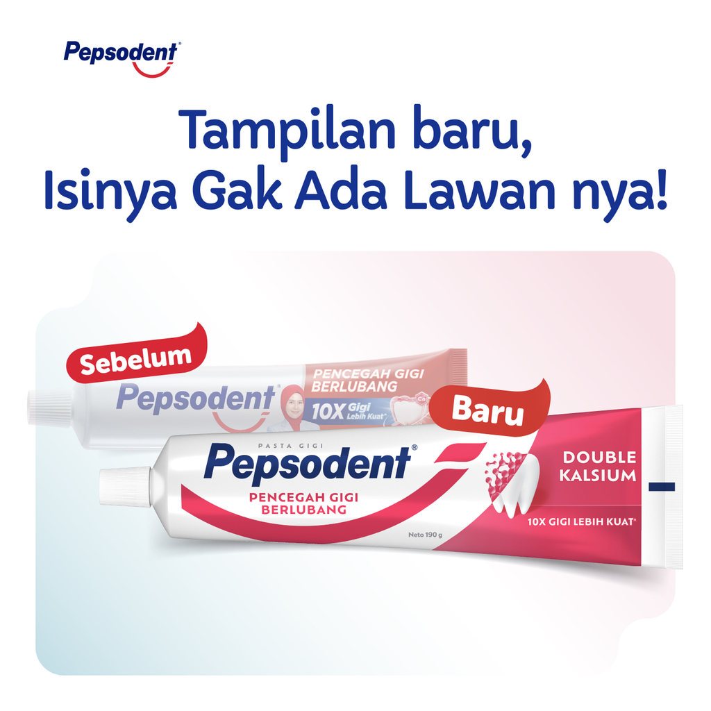 Pepsodent Pasta Gigi Double Kalsium 190GR