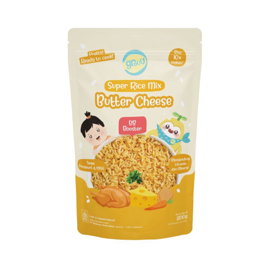 Grouu Super Rice Mix Butter Cheese 200GR