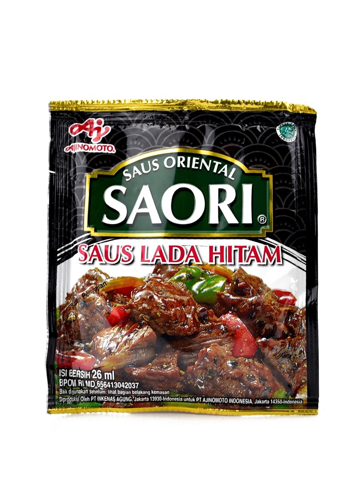 Saori Saus Lada Hitam 26ML