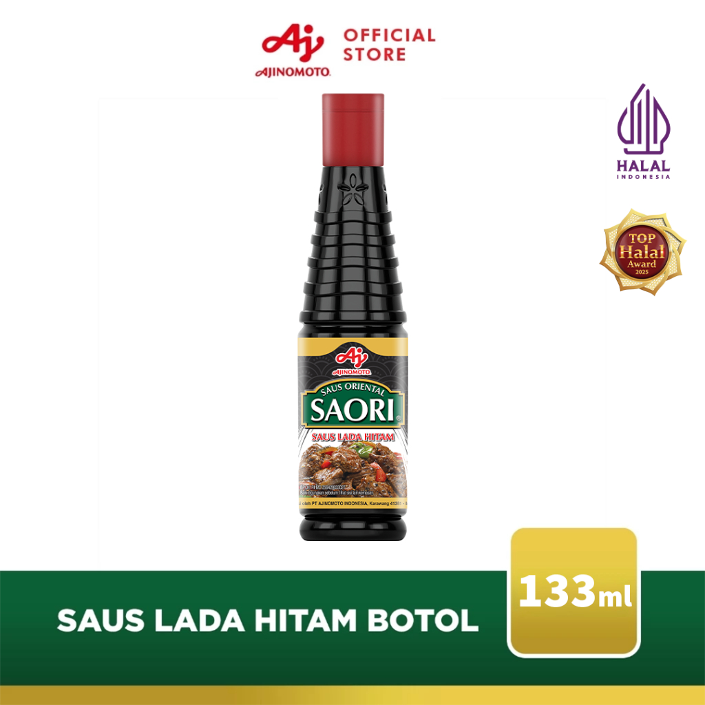 Saori Saus Lada Hitam Btl 133ML
