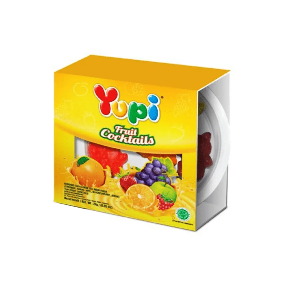 Yupi Fruit Cocktails 24GR
