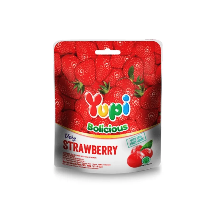 Yupi Bolicious Strawberry 40GR