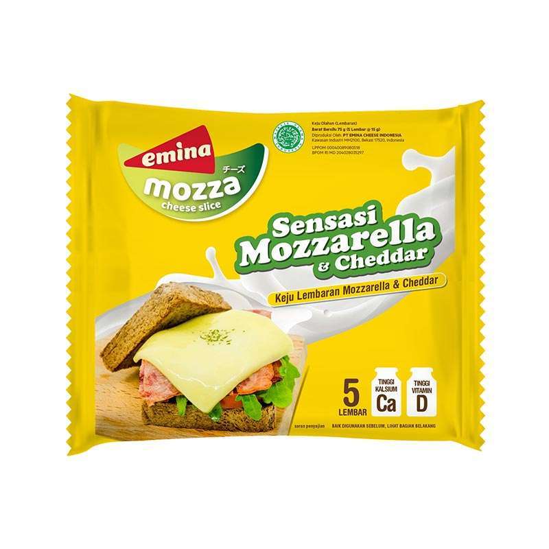 Emina Cheese Slice Mozza 150GR
